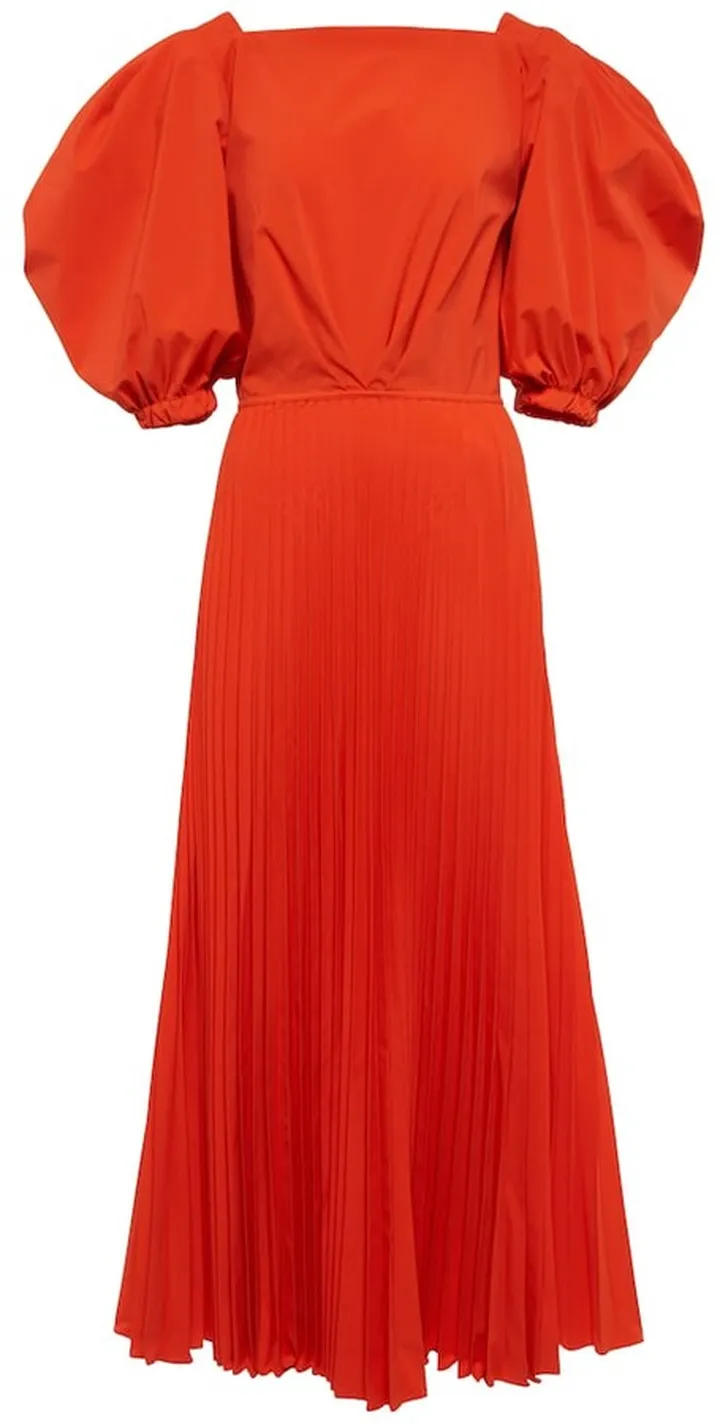 Viva La Vida satin midi dress
