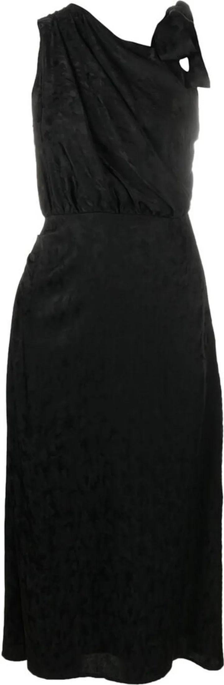 Jacquard-Print Sleeveless Dress