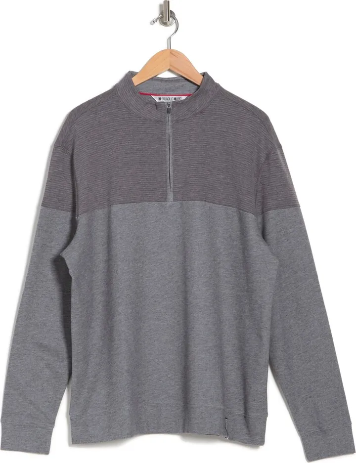 Half Zip Pima Cotton Blend Pullover