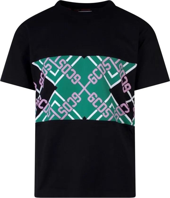 GCDS Logo-Print Crewneck T-Shirt