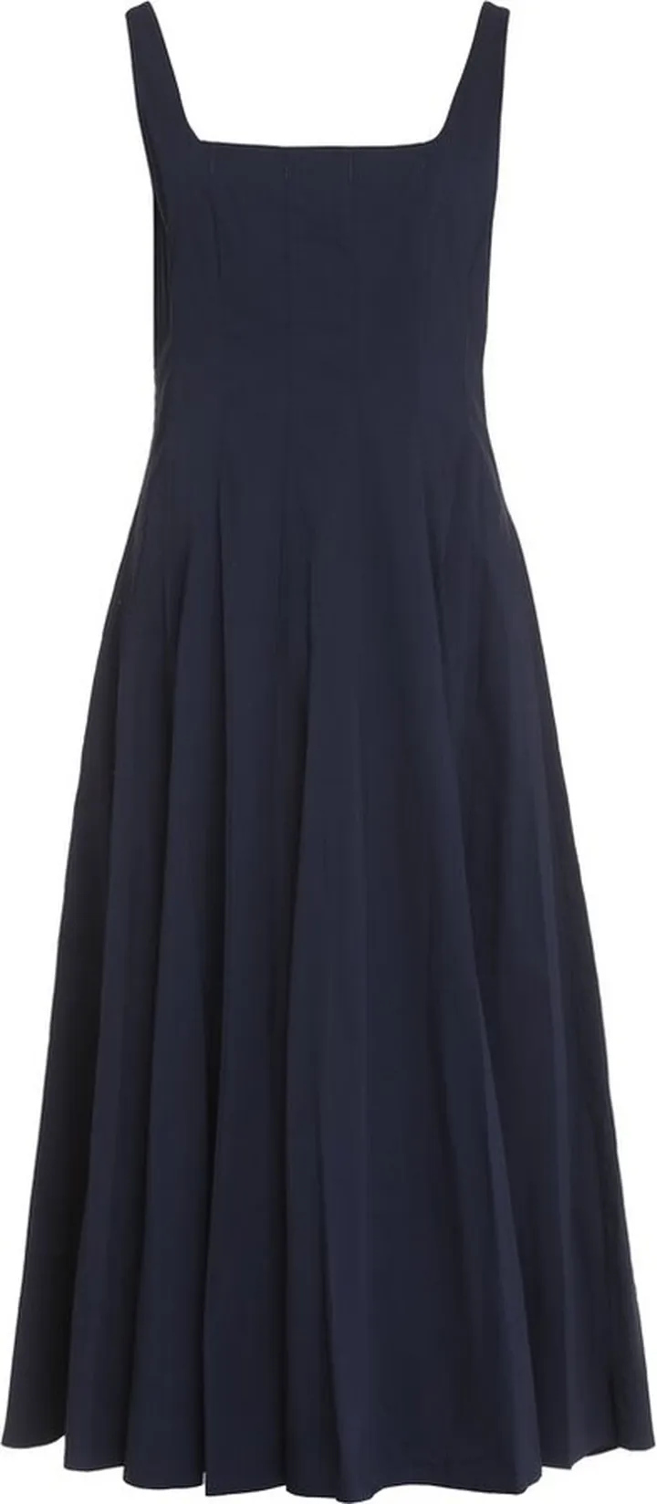 Staud Wells Sleeveless Midi Dress