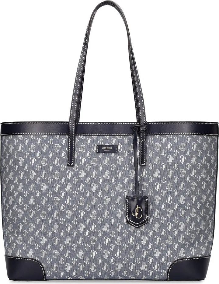 Nine 2 Five monogram denim tote bag
