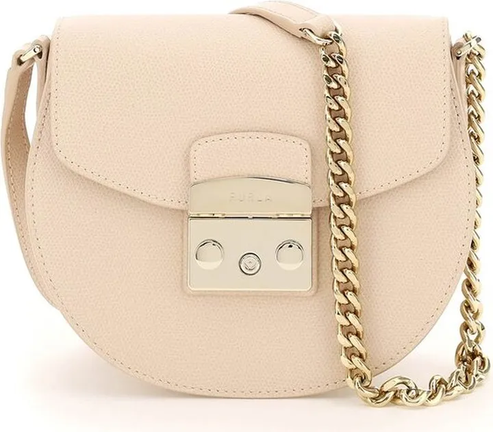 Furla Metropolis Logo Engraved Crossbody Bag