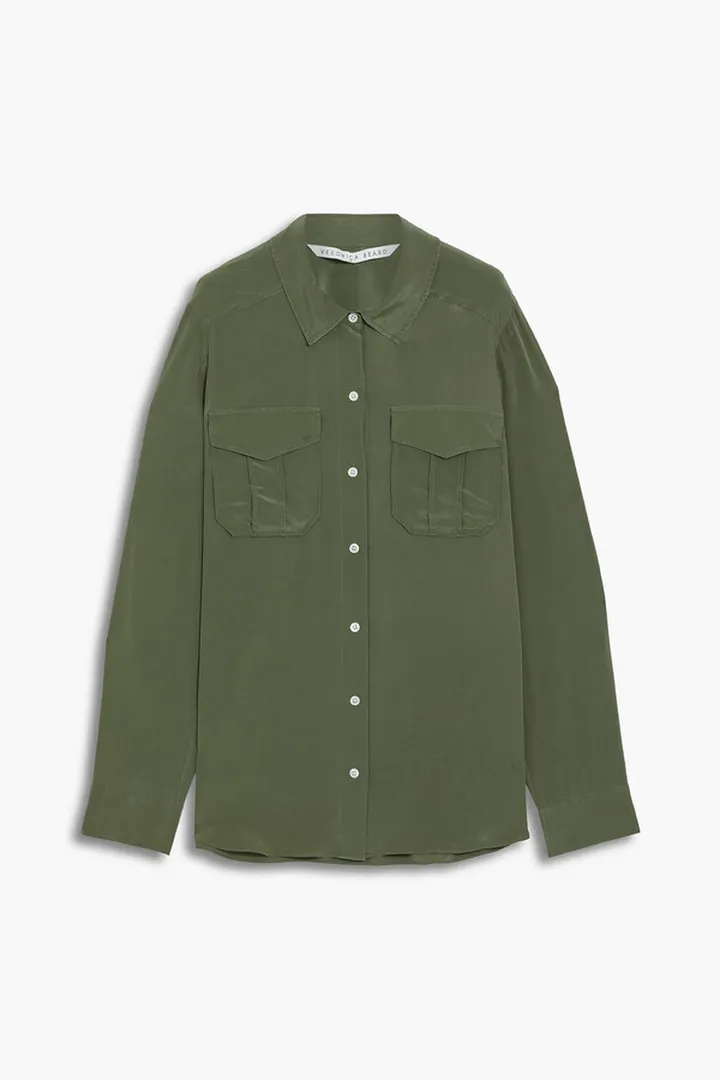 Idrees silk crepe de chine shirt
