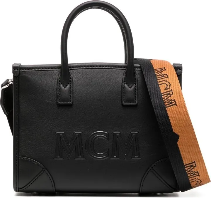 mini Munchen leather tote bag