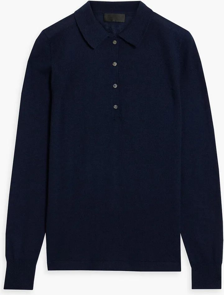 Cashmere polo sweater