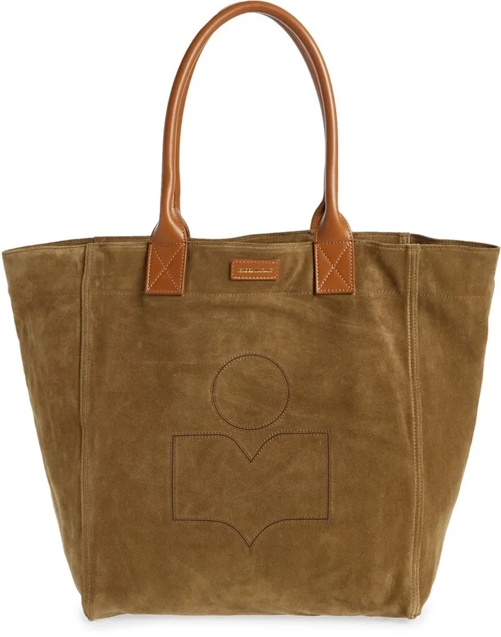 Yenky Logo Suede Tote