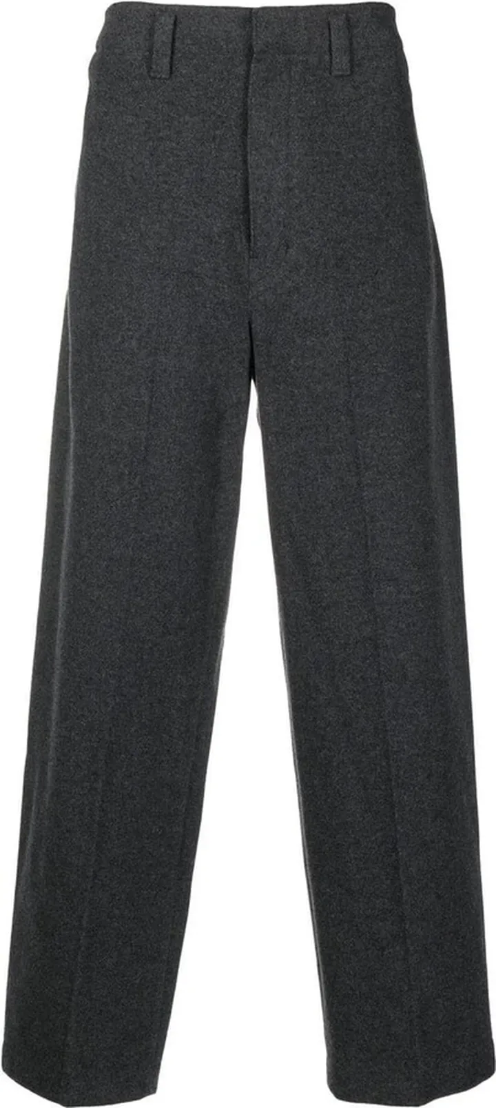 Felted Wide-Leg Trousers