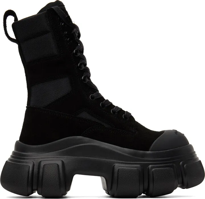 Alexander Wang Black Storm Combat Boots