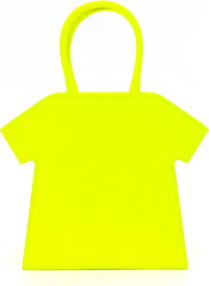 MSGM Logo-Debossed T-Shirt Shaped Tote Bag