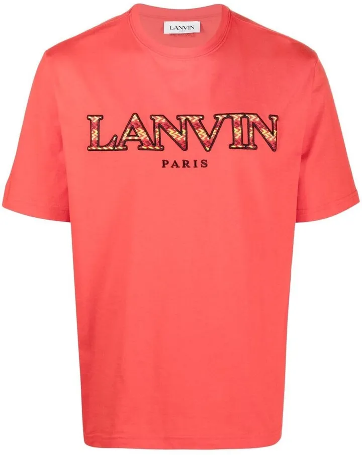 logo-embroidered short-sleeve T-shirt
