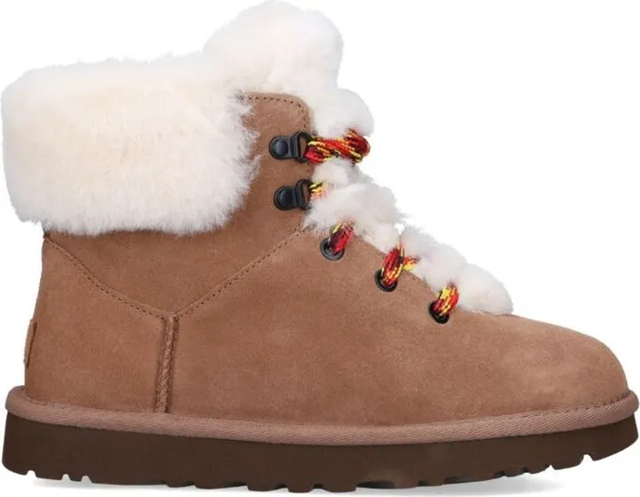 Ugg Suede Classic Mini Alpine Lace Boots