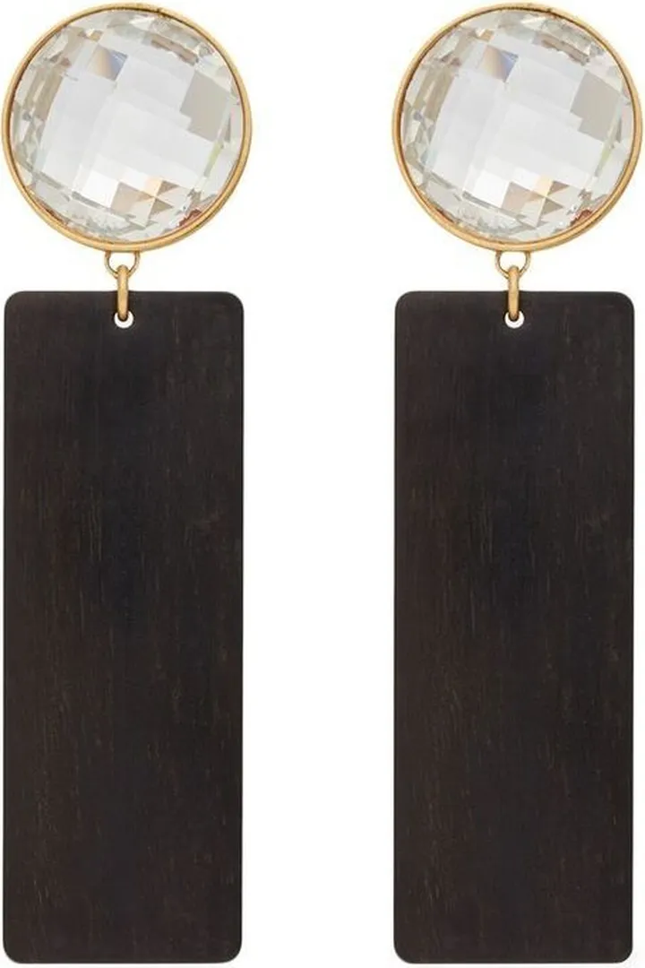 Rectangle Drop Clip-On Earrings