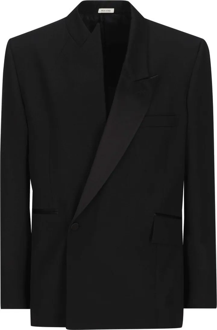 Alexander McQueen Asymmetric Tuxedo Jacket