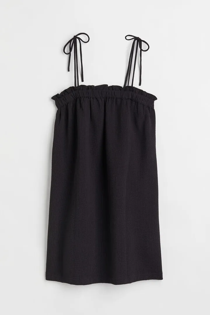 Waffled Jersey Dress