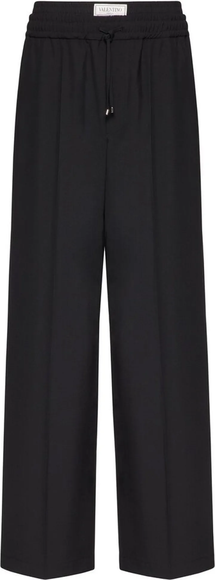 Wide-Leg Virgin Wool Trousers
