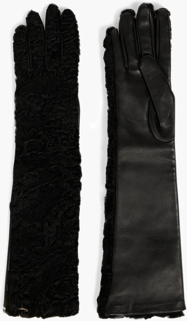 Shearling gloves