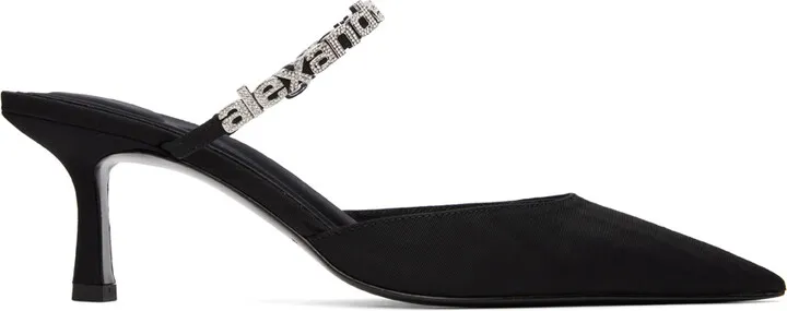 Alexander Wang Black Delphine 65 Mules