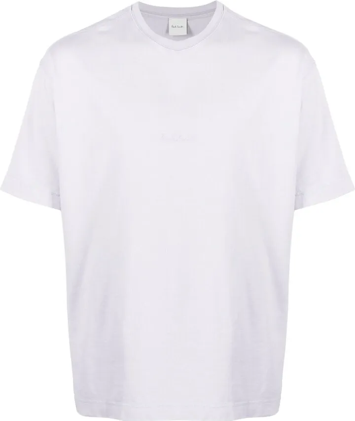 debossed-logo cotton T-shirt