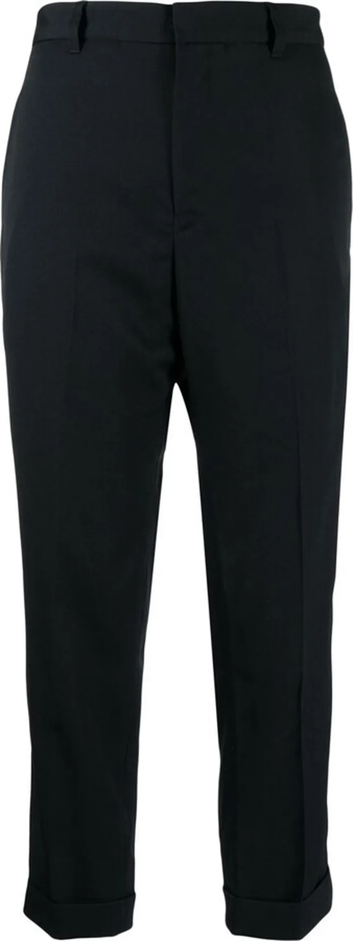Slim-Cut Cropped Trousers