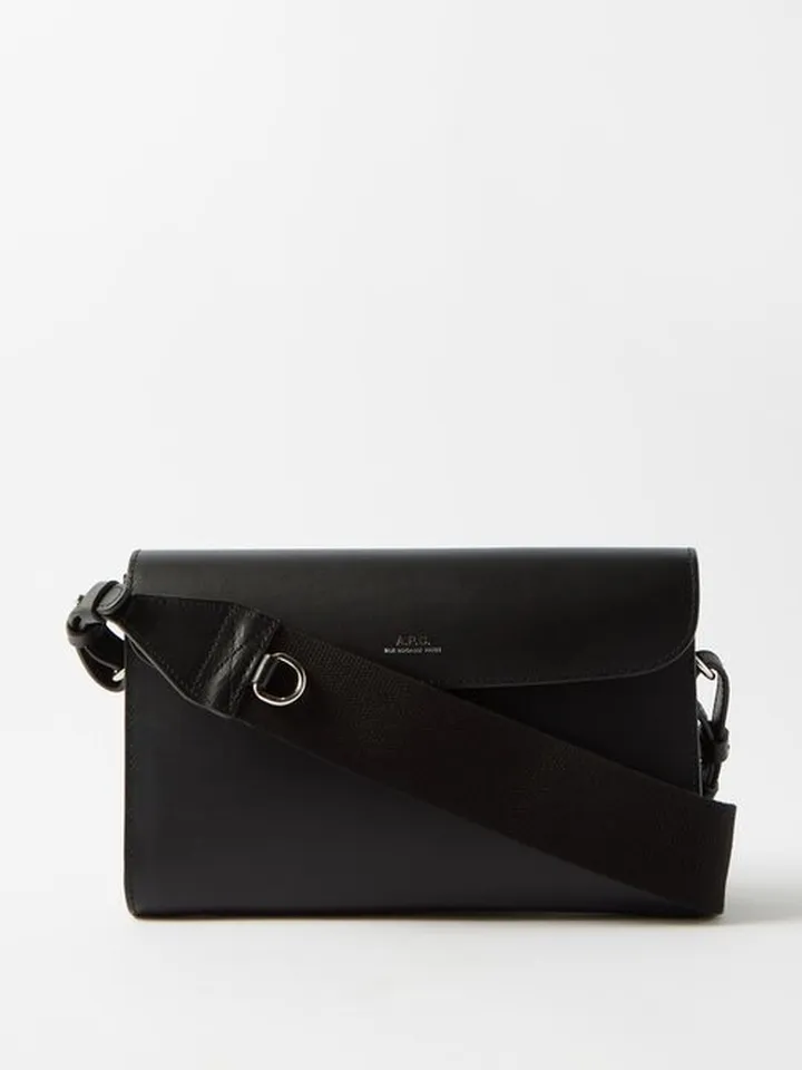 James Moulded-leather Cross-body Bag