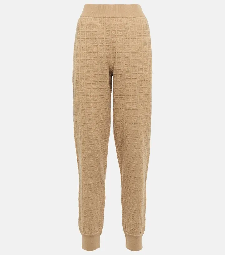 Logo cashmere sweatpants