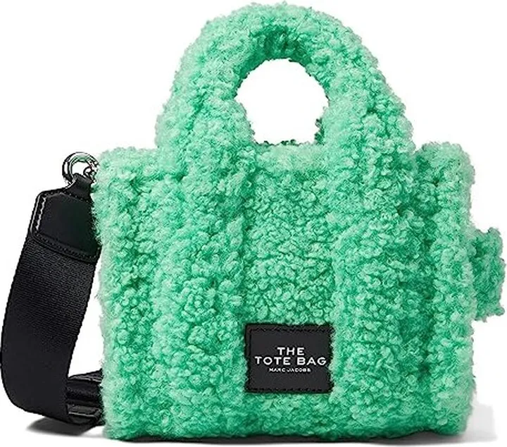 Marc Jacobs The Teddy Micro Tote (Fluffy Green) Handbags