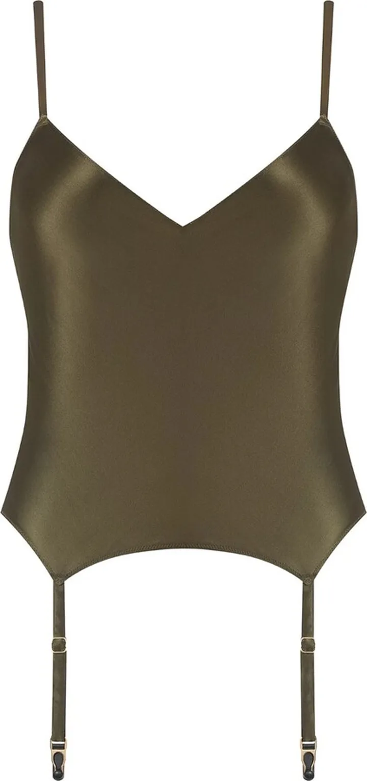 MAISON CLOSE - Tank Top With Suspenders - Rendez-Vous - Khalki
