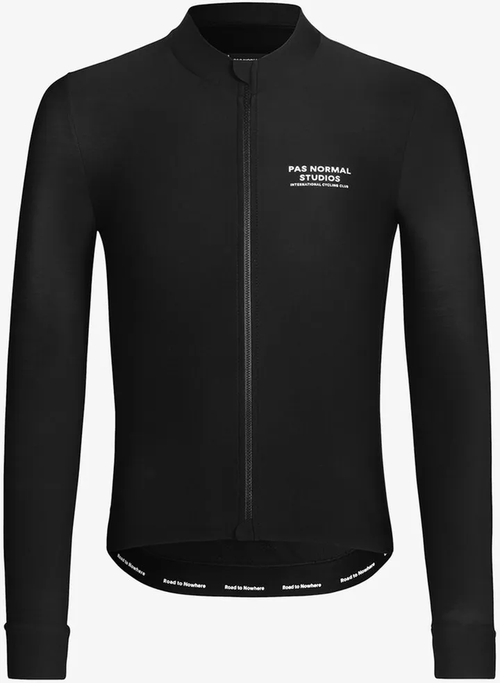 Black Mechanism Cycling Jersey Top
