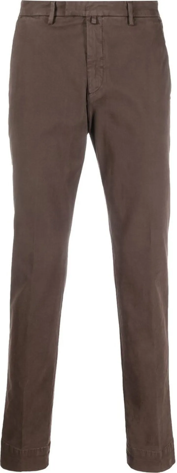 Mid-Rise Tapered Trousers