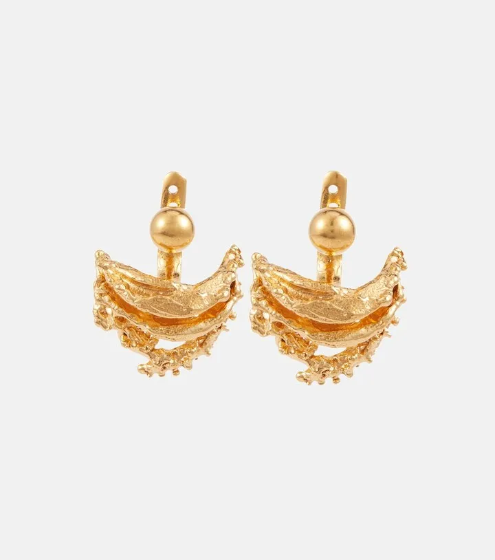 The Bewitching Constellation 24kt gold-plated earrings