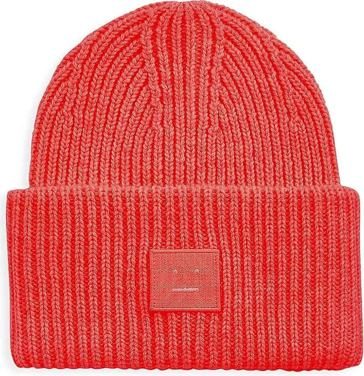 Pansy-N-Face Wool Beanie