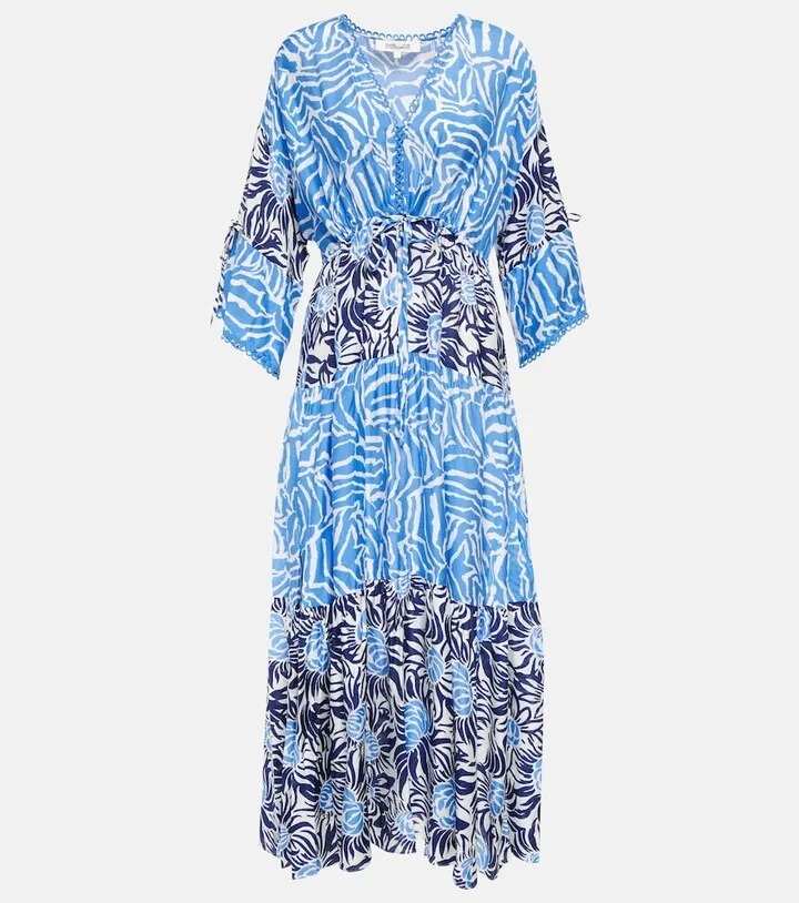 Boris printed midi dress