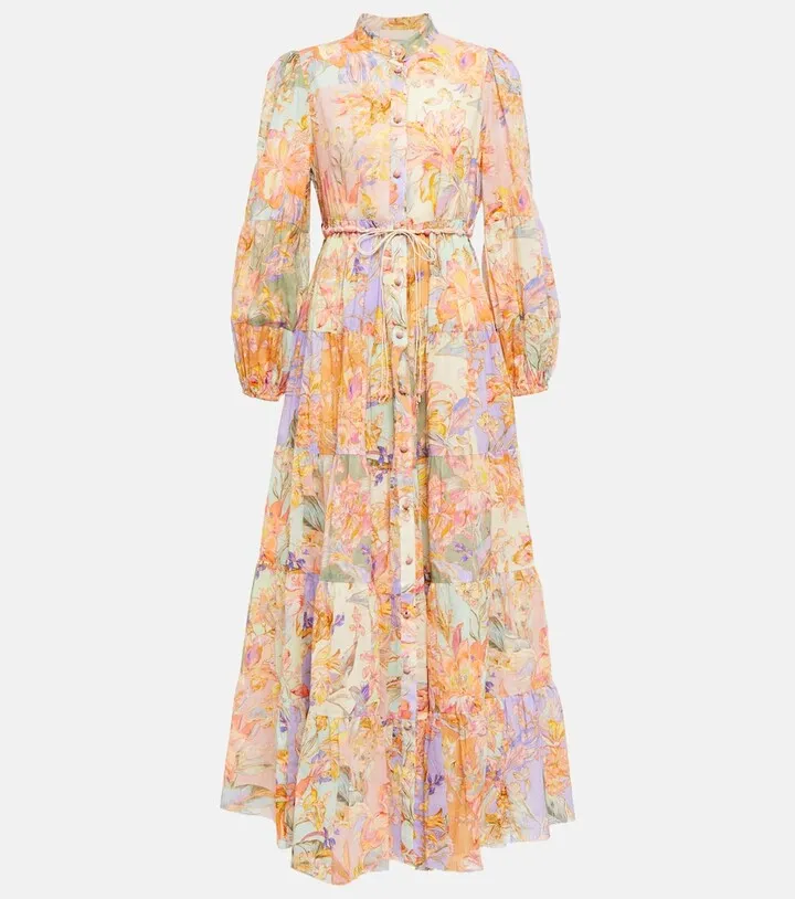 Cira cotton shirt midi dress