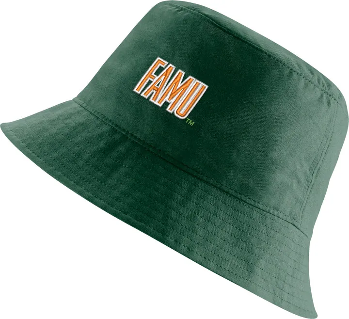 Nike Unisex College (Florida A&M) Bucket Hat in Green