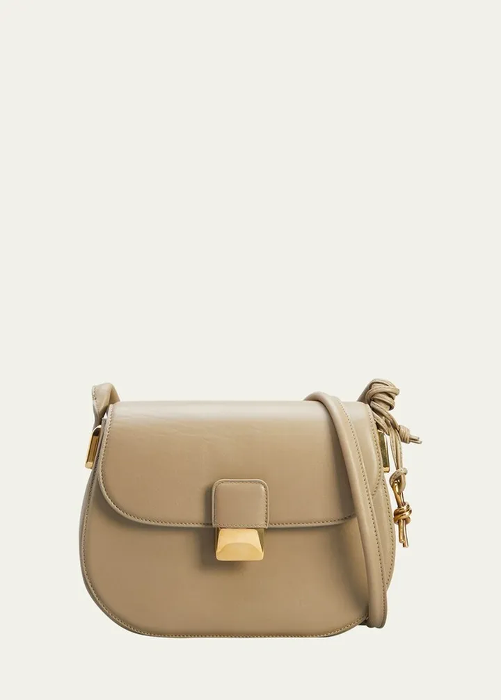 Desiree Saddle Leather Shoulder Bag