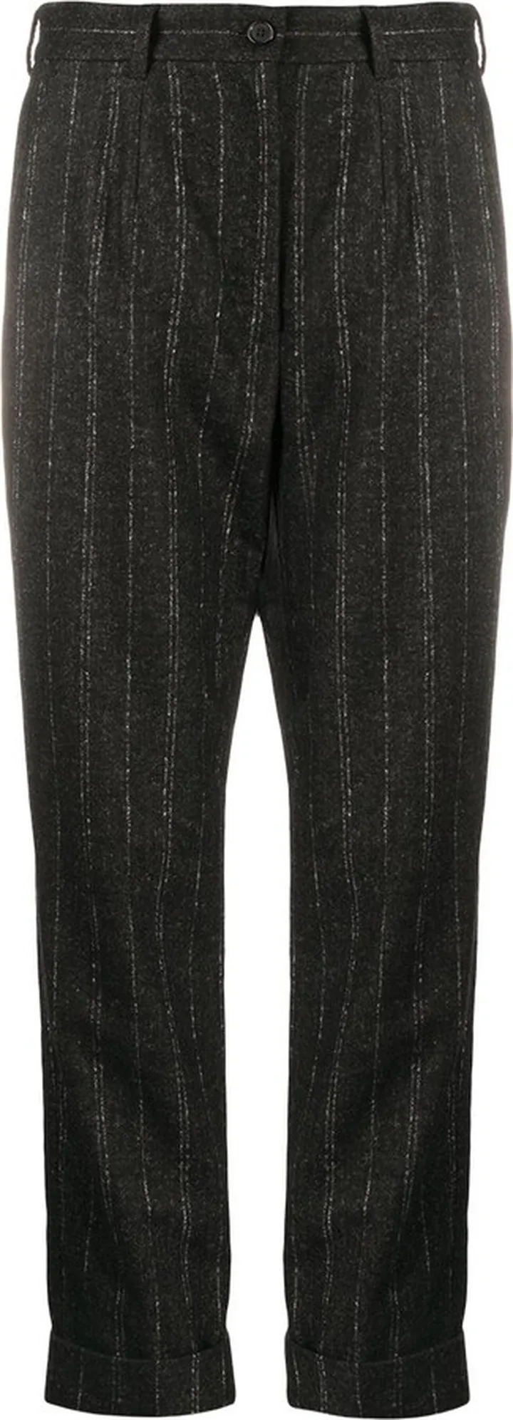 Pinstripe Cropped Trousers