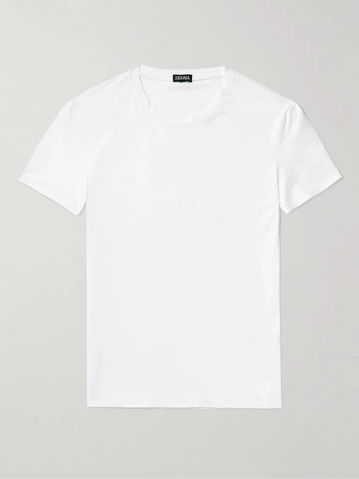 Cotton-Blend Jersey T-Shirt