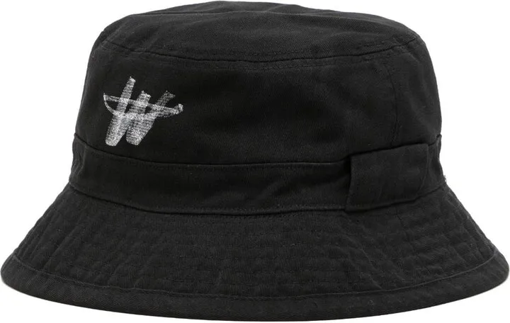 Logo-Print Cotton Bucket Hat