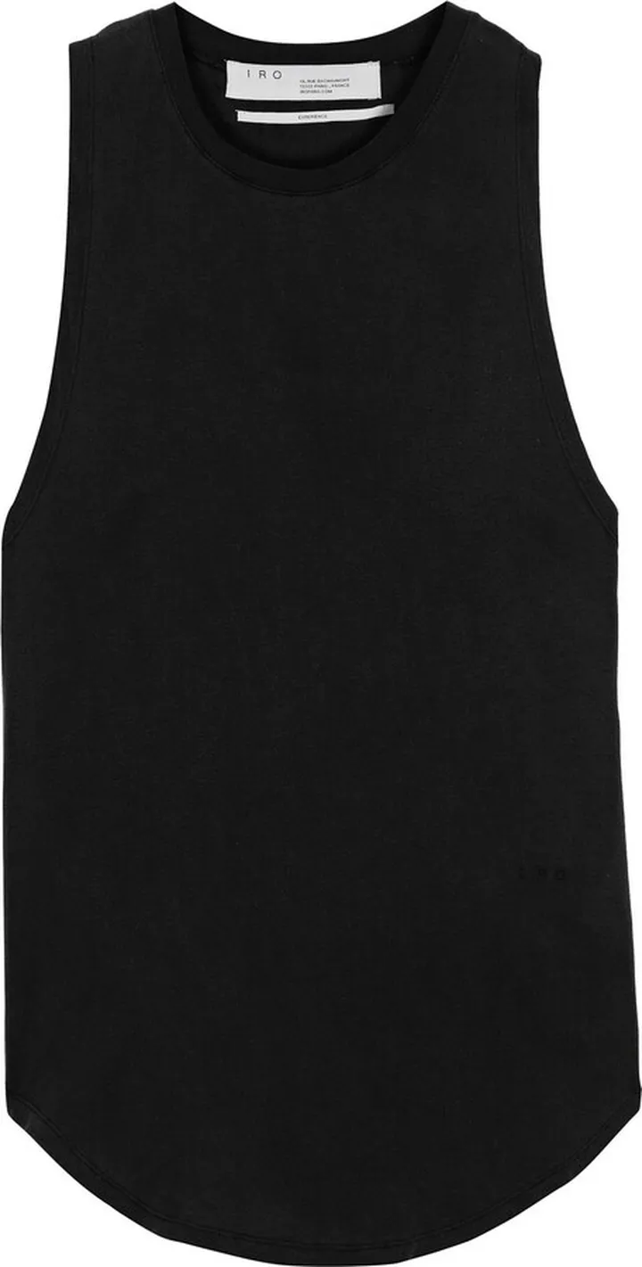 Waggish slub Lyocell and cotton-blend jersey tank
