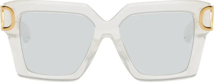 Valentino Garavani Transparent I Squared Frame Sunglasses