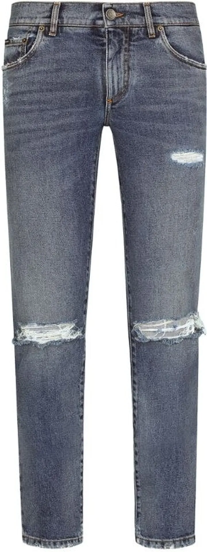 Dolce & Gabbana Distressed Slim Jeans