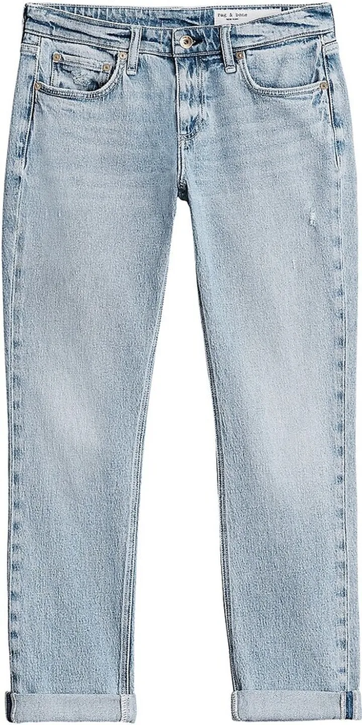 Dre Low-Rise Slim Boyfriend Jeans