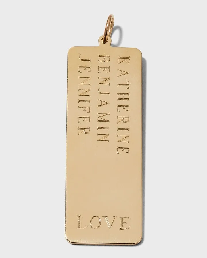 Melange 14K Gold Tanya Family Dog Tag