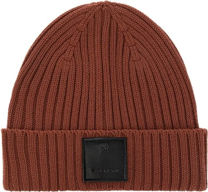 Givenchy Logo-Patch Knitted Beanie