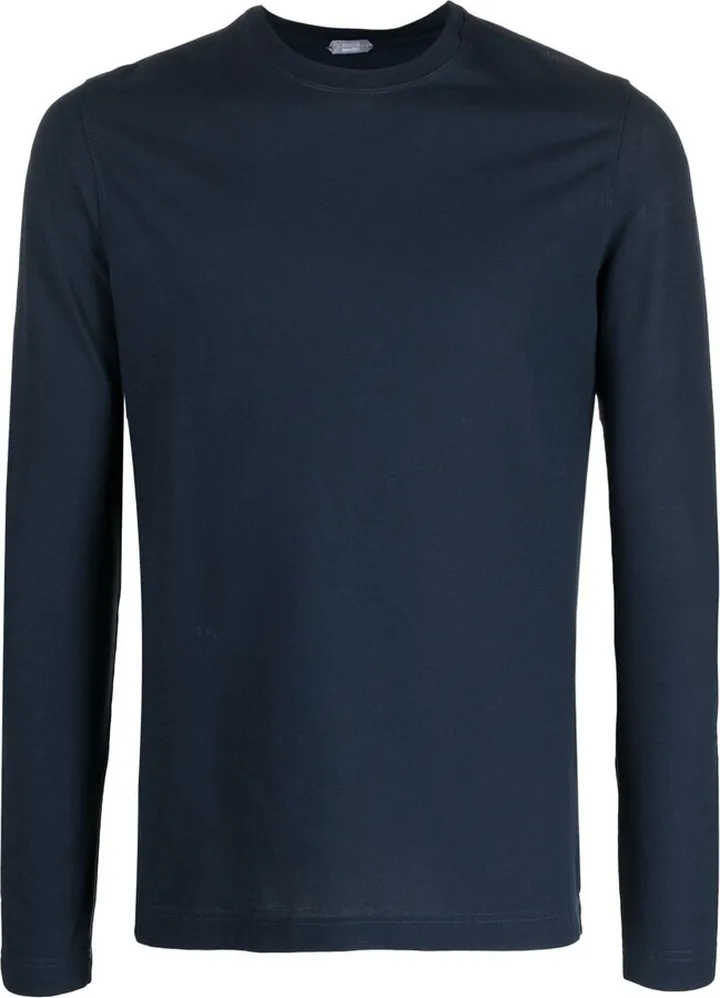 long-sleeved cotton T-shirt