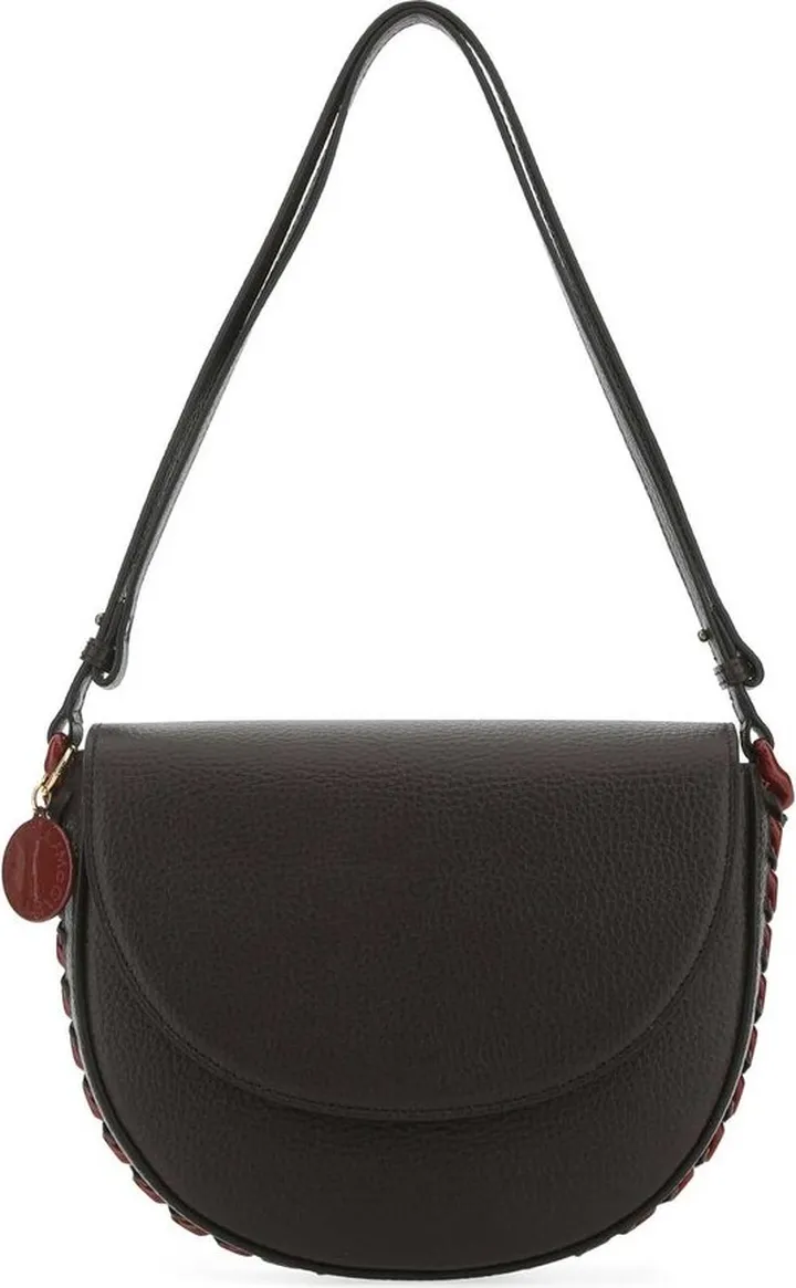 Stella McCartney Frayme Whipstitch-Detailed Shoulder Bag