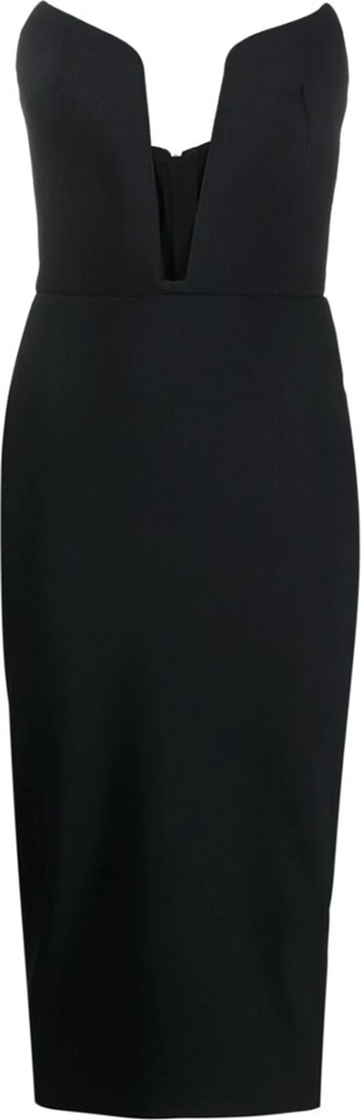 Strapless Midi Dress