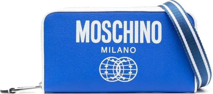 Smiley Logo-Print Crossbody Bag