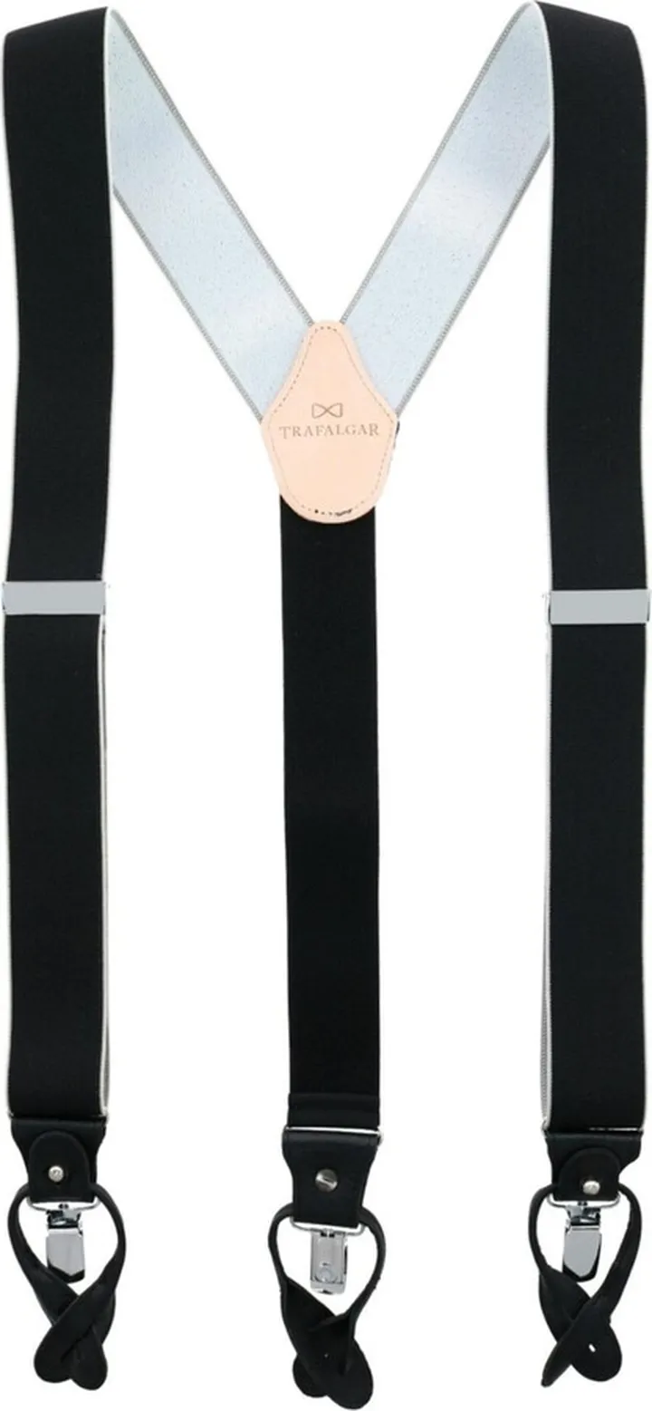 Trafalgar Big & Tall Maddox 35mm Convertible Suspenders